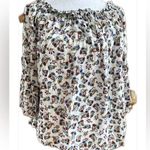 Hayden Floral white multicolor Off-Shoulder Women's blouse paisley boho Photo 0