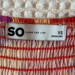 SO Beachy vibrant tropical resort-wear waist cutout long tiered maxi dress NWT XS Photo 11