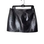 Steve Madden Cameron Mini Skirt in Black 8 New Womens Vegan Faux Leather Photo 5