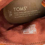 Toms  Kala Desert Lace Up Orange Suede‎ Wedge Heel Lace Up Ankle Booties Size 8 Photo 5