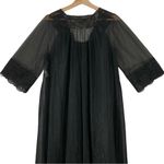 Vintage Shadow Line Chiffon Peignoir Lingerie Gown Size Medium Photo 4