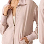 Faherty  Legend Lounge Full Zip Jacket Sweatshirt Pink Large Photo 0