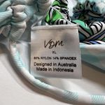 VDM the Label Reversible Blue Gingham to Retro Print Bikini Top New XL Photo 34