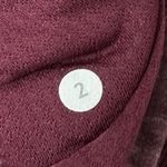 Lululemon Hoodie size 2 & Roam Pullover Side Zip Sweatshirt Heathered Rust Berry Photo 9