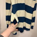 FP Beach Free People Beach Knit Picnic Stripe Sweater Romper In Sailers Blue Combo medium Photo 4