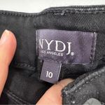 NYDJ  Black Barbara Bootcut Jeans Womens 10 High Rise Stretch Classic Denim Photo 5