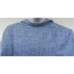 NWOT Frank & Eileen Shirt Small Eileen Linen Swallow Tail Bird AOP Print Navy Blue Photo 7