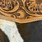 Artisan NWOT artesian, Real Cowhide Leather Crossbody Bag Photo 2