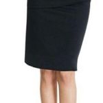 CAbi Solid Black Layered Pencil Skirt Photo 0