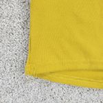 Illa Illa Babydoll Top Womens Medium Yellow Ribbed Knit Tank Top Ruffle Strap Photo 8