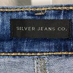 Silver Jeans Womens 28x33 Suki Bootcut Embroidered Mid Rise Stretch Dark Wash Photo 4