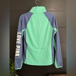 PINK - Victoria's Secret VICTORIA’S SECRET Pullover Half Zip Sweatshirt Women’s Top Sz M EUC Photo 3