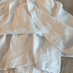 DISSH WHITE LINEN PANEL BABYDOLL MINI DRESS Size 2 Photo 6