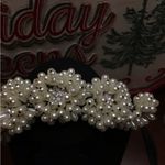 Feature a five A Grade freshwater pearl clusters and crystalize rhinestone balls Silver Photo 2