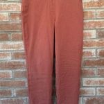 Spanx On The Go Slim Straight Ankle Pull On Pants Salmon Women’s Medium Tall Photo 0