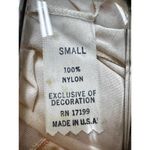 Sheer Pink Nylon Chiffon VTG Ladies Nightgown Appliques 1950s Small Photo 5