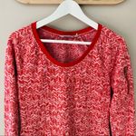 Athleta Coronada Long Sleeve Running Top Red Sz Small Photo 1