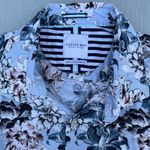 Ricky Singh Blue Floral Hawaiian Button Up T-shirt Photo 3
