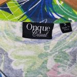 Vintage floral pattern Zip up jacket Green Photo 3