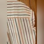 Madewell  Slightly Oversized Cotton Central Shirt in Sadie‎ Stripe Multistripe XS Photo 12