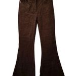 Forever 21  Corduroy Pants Women Size Medium Flared Leg Chocolate Boho Hippie NWT Photo 0