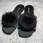International concepts I.N.C. Women’s pom pom slippers sandals Size 8.5 Photo 0