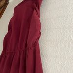 Michael Stars  Wine Burgundy Mini Dress Ruched NWOT Photo 2