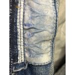 Trussardi Jeans Denim Mini Skirt Embroidered Logo Italy Vintage Size 26 Blue Photo 5
