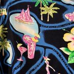 Caribbean Joe  small womens blouse tropical palm tree c.j.’s beach cabana summer Photo 2