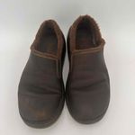 Chacos CHACO Brown Leather Slip-On Fur Lining Zaagh Baa Shoes Size 7 Photo 3