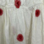 Free People NEW  Emory Embroidered Cotton-Linen Blend Midi Dress Ivory NWOT Sz S Photo 13