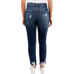 KanCan USA Buckle KanCan Signature Mom Jeans Sz 26 Ultra High Rise Distressed Rigid Denim Photo 1