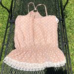 Energie Sheer polka dot Strappy Top M Photo 1