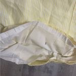 Loft . Size small wide leg linen yellow striped pants Photo 11