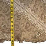 Laura Ashley Womens Fairy Y2K Silk Skirt Size 8 Sequin Romantic Cottage Flowy Photo 3