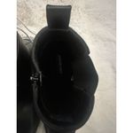 NEW AMERICAN EAGLE WOMEN CHUNKY HEEL ANKLE BLACK BOOTS WITH PIPING SZ 7.5 Photo 7