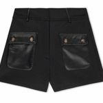 ELLANDEMM Black Cargo Shorts size Medium Photo 0
