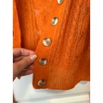 Free People  Moon Sky Alpaca Cardigan Sweater Orange Zest Size Large NWT Photo 6