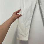 LANDS' END High Rise Slim Ankle Jean White Light Wash High Waisted Cropped Crop Size 8 Photo 10