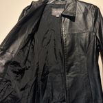 wilson's leather - Women's 100% Leather Jacket Full Zip Lined Slit Pockets Size M Photo 5
