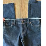 David Khan Vintage Dark Wash Low Rise Flare Jeans Size 25 Black Photo 3