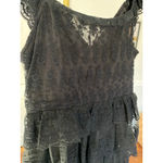 Love Shack Fancy  Federica Mini Dress Romantic Glam Coquette Quiet Luxury Blac Lace Photo 4