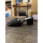 Paul Green Womens Tisha Black Mule Sandals Woven Size 6 US 8.5 Photo 1