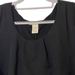 Vertigo Paris New Black Ruffle Layered Lined Boho Blouse Size M $140 Photo 2