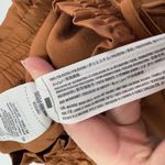 Aerie Pants Womens X Small Orange Satin Joggers High Rise Photo 3