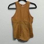 Free People NEW Headstart Sand Purple Corset Sleeveless Tank Top Md Athleisure Photo 6