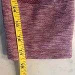 Lululemon  Women's Seamlessly Street Crop Heathered Leggings Size 4 Burgundy $68 Photo 6
