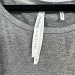 Babaton  The Group Aritzia Grey Jersey Knit Tie Dress Womens L Casual Minimalist Photo 1