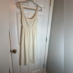 We Wore What  Corset Midi Dress in Whisper White Photo 3