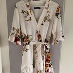 Sucrefas White Floral Romper Photo 5